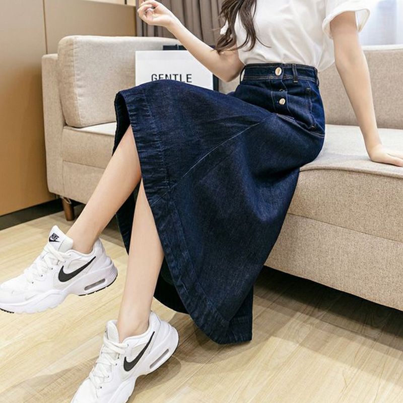 Chân váy jean Chữ a Thời Trang Mùa Hè Hàn Quốc 2023 Cho Nữ
