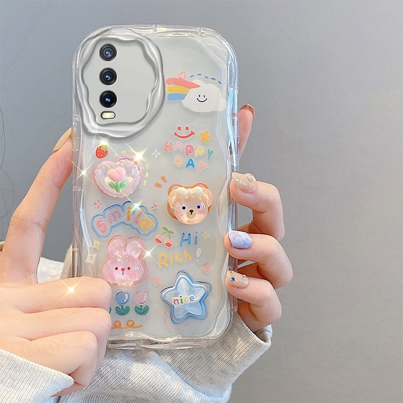 Ốp lưng Vivo Y20 ốp lưng Vivo Y12s ốp lưng Vivo Y20s ốp lưng Vivo V2043 V2026 Ốp Lưng Gấu Hoạt Hình Dễ Thương Nhiều Mẫu Mã Cho Điện Thoại vivo y20 y20s y12s vivo v2043 v2026 v2029 TY