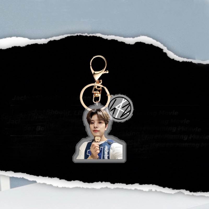 Móc Chìa Khóa Bằng acrylic Hình stray kids social Mới