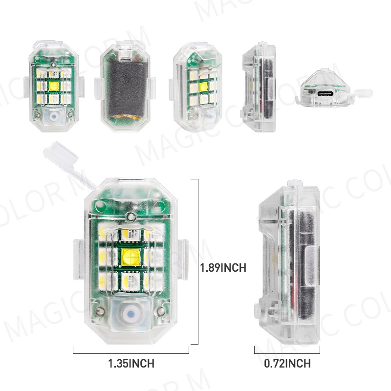 Đèn led Nhấp Nháy Không Dây Điều Khiển Từ Xa Mới Cho Xe Hơi / Xe Đạp