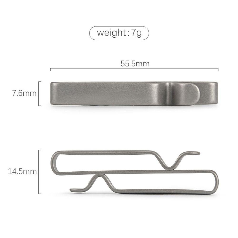 Wmes15h Kẹp Chìa Khóa Thắt Lưng Hai Mặt Không Làm Hư Hại Trọng Lượng Nhẹ Không Gỉ Quà Tặng Sáng Tạo