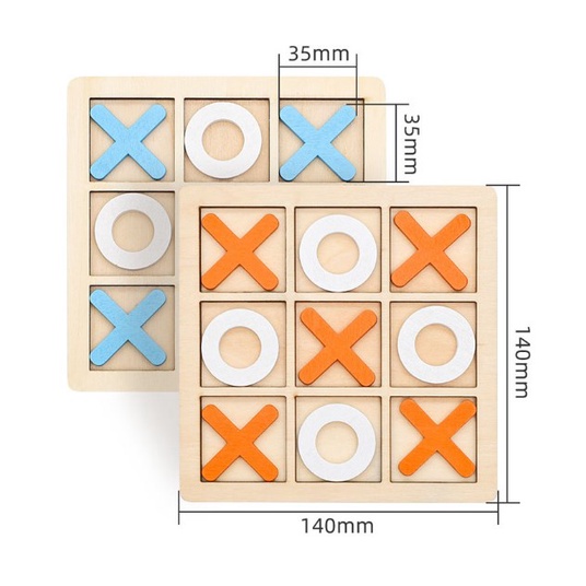 Bộ Bàn Cờ Vua Chơi game nine-syllable xo Cho Trẻ Em 6-8 Tuổi