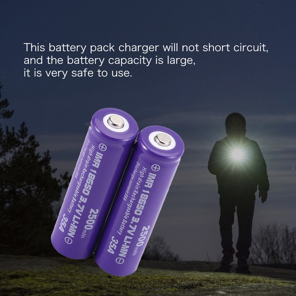 Battery Vtc6 3.7V 2500mAh Li-Ion Rechargeable 18650 C6 30A Batteries.
