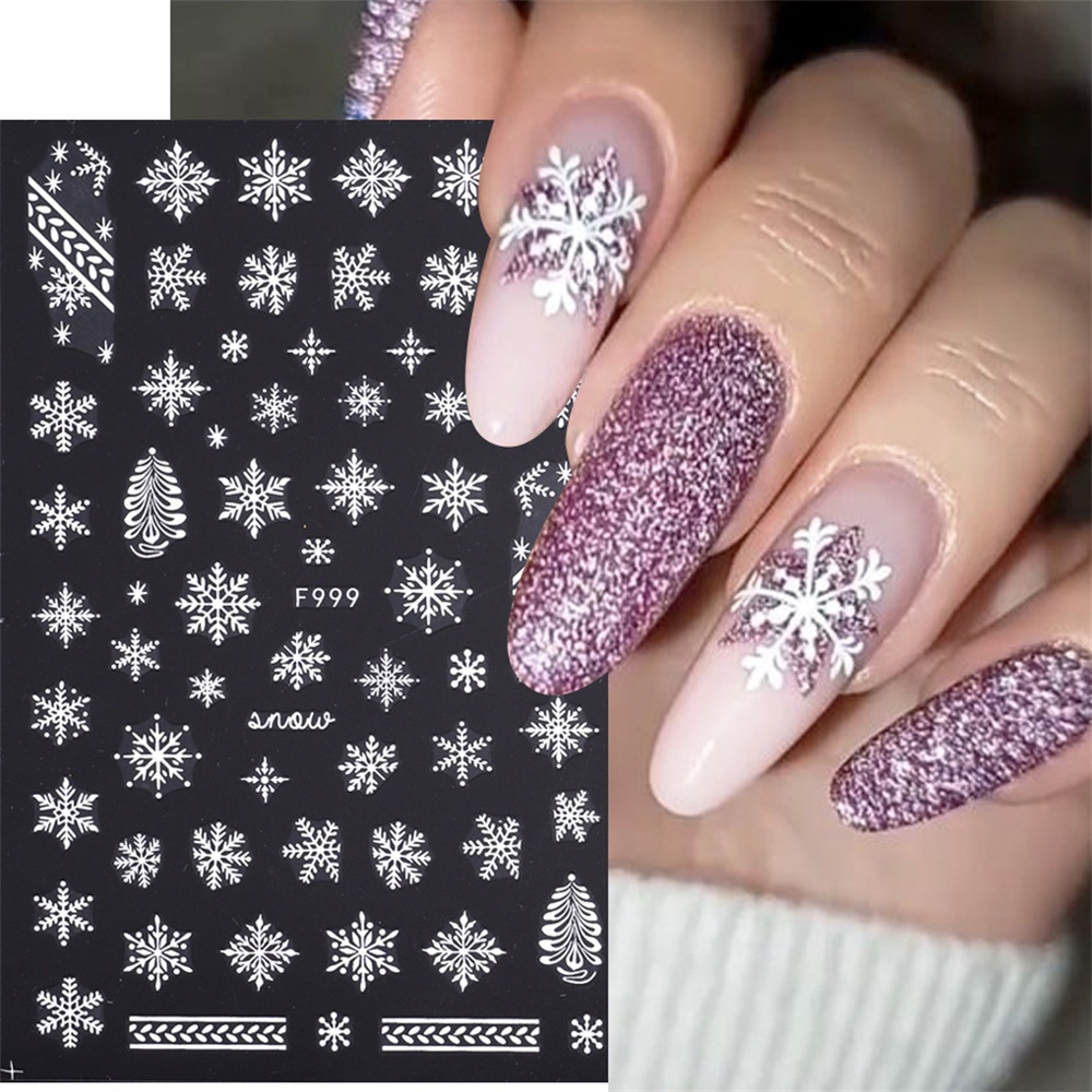 ✔candy Nail Art Giáng Sinh Long Lanh Vàng Nail Sticker Ins Style Áo Len Mùa Đông Bông Tuyết Dính Sticker Trang Trí Móng Tay Làm Móng Tay Cho Cửa Hàng Nail Candygirla.vn