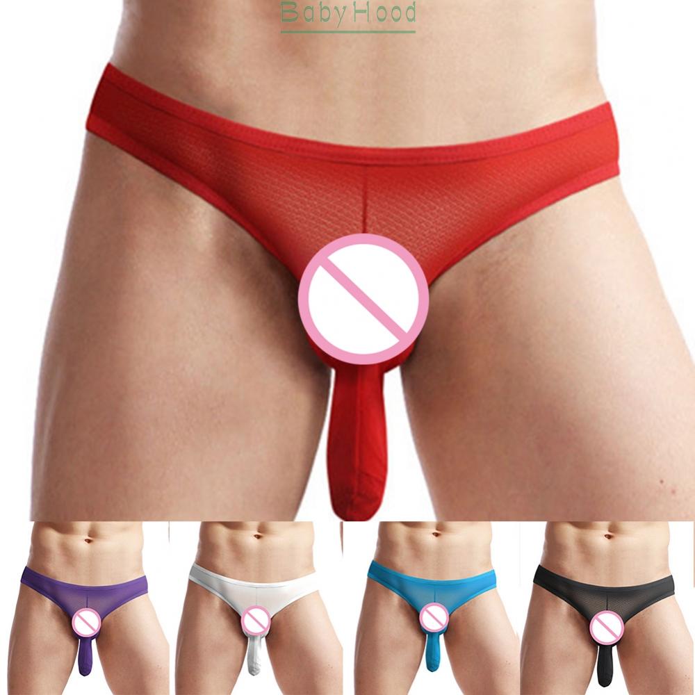 Underwear 1pc Casual Elephant Nose Pouch Mesh Nylon Pouch Panties Regular#BBHOOD