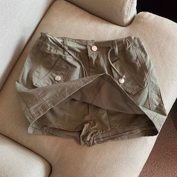 Chân Váy Chữ a Lưng Cao Phong Cách retro Thời Trang Cho Nữ