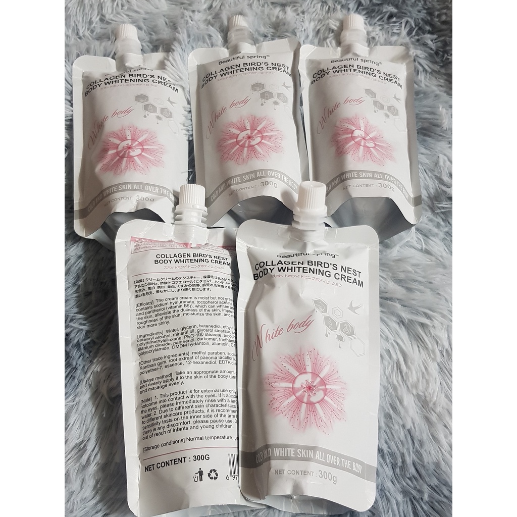 Kem Ủ Trắng Yến White Body Collagen 300g Giúp Da Trắng Sáng