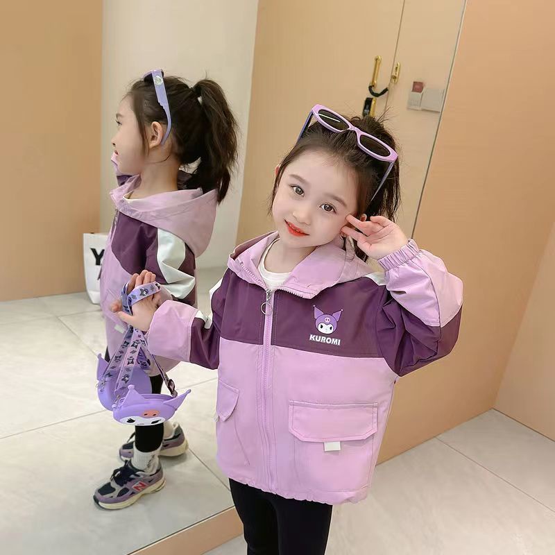 Gmn Áo Khoác Gió Phong Cách Phương Tây Thời Trang Xuân Thu 2023 Cho Bé Gái