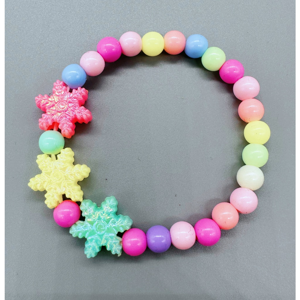 Vòng Tay resin acrylic Màu Sắc Thời Trang Cho Bé Gái