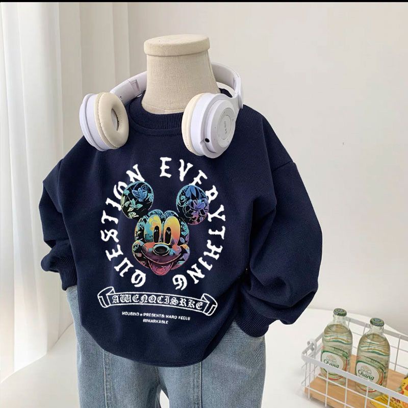 Áo Thun cotton Mỏng Tay Dài Dáng Rộng Thời Trang Phong Cách Hàn Quốc