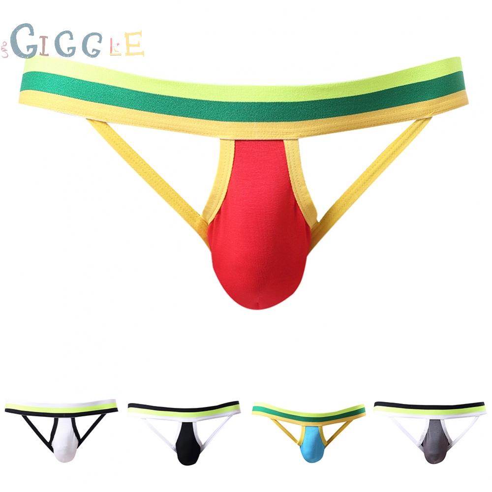 Men Underwear Bikini Breathable Brief Classic Comfortable G-String Low-waisted