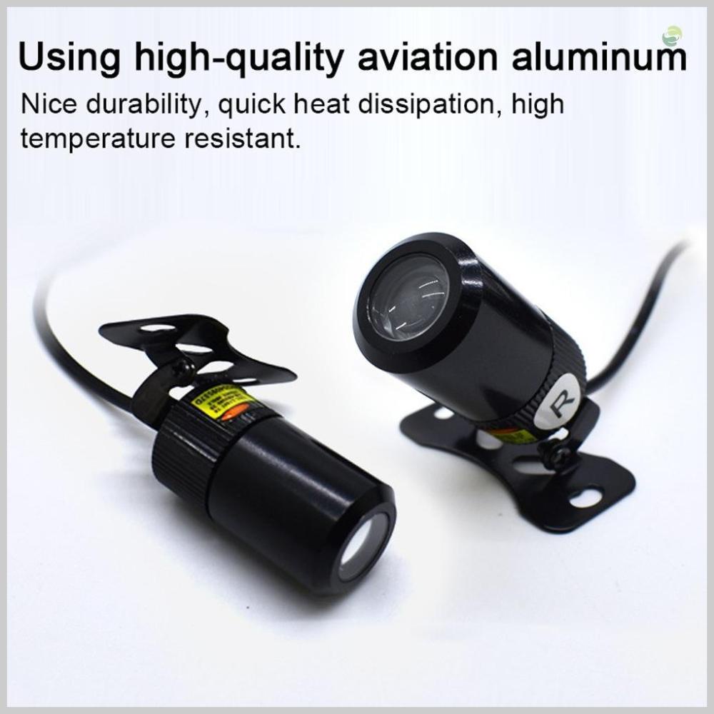 Motorcycle Auxiliary Lamp - LED Lights Angel Wings Projection Kit for Night Riding Safety and Style