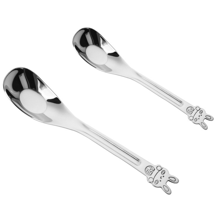 Muỗng Ăn Cho Bé Bằng Thép Không Gỉ 304