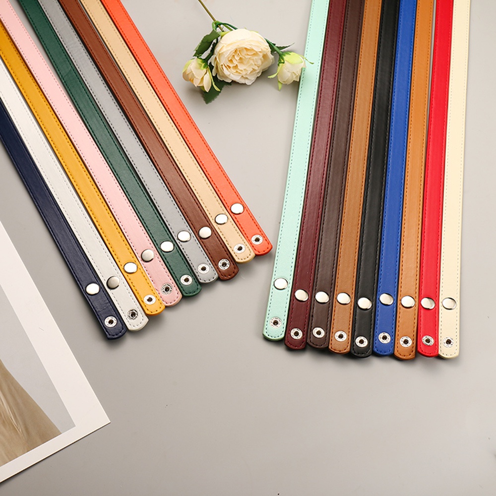 Dây Đeo Túi Xách Bằng Da pu Màu Trơn 1.8 * 60cm