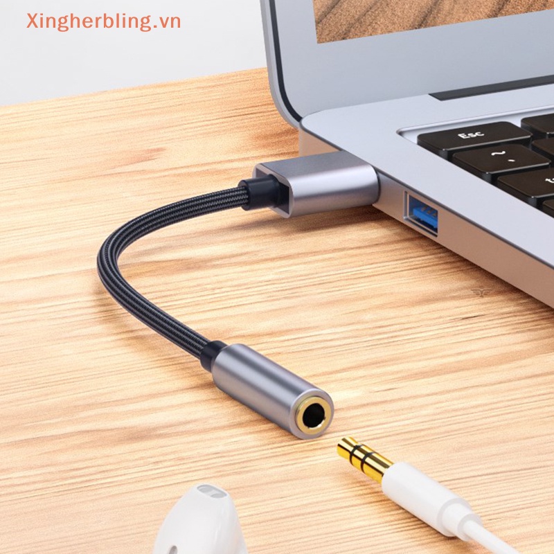 Thẻ Âm Thanh usb 3.5mm Chuyển Đổi Thẻ Âm Thanh xbvn 20cm Sang 3.5mm