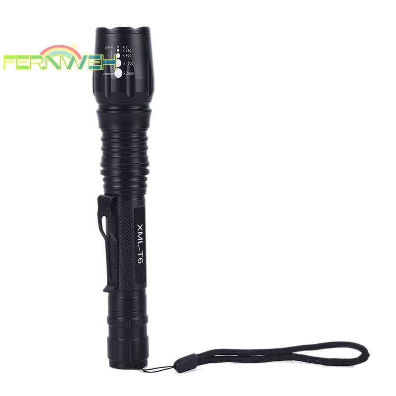 Đèn Pin led Quân Đội Siêu Sáng 90000lm t6 Phóng To Được 18650