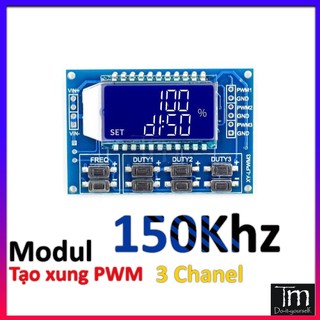 Mạch Phát Xung PWM 3 Kênh Hiển Thị LCD