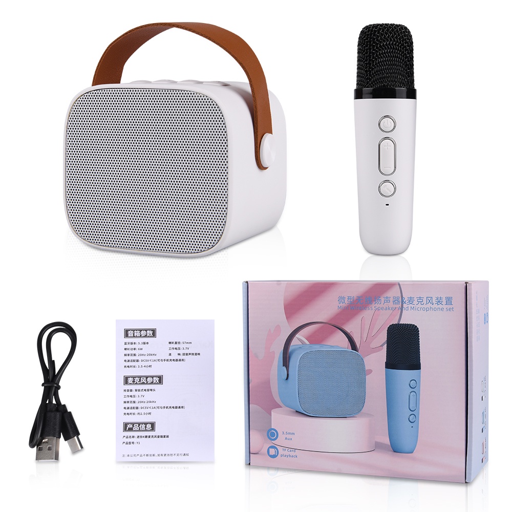 Loa micro Bluetooth karaoke K1-LAMJAD mẫu mini dễ thương, âm thanh siêu hay, thiết kế nhỏ gọn, sang trọng
