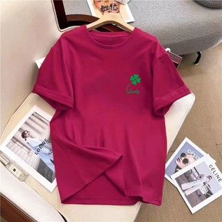 Áo Thun 100% cotton Ngắn Tay Thời Trang Mùa Hè Hàn Quốc Dành Cho Nam Và Nữ