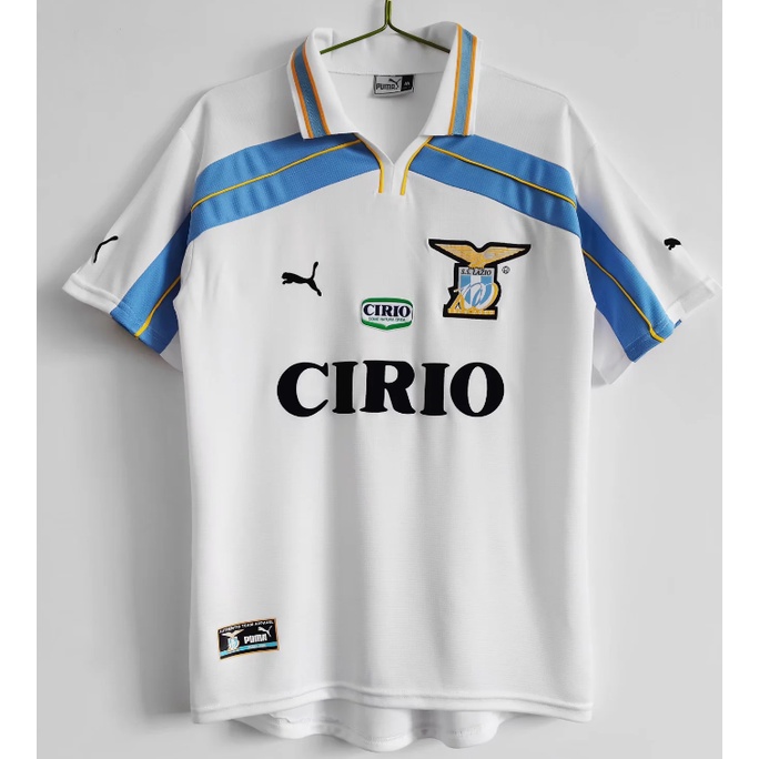 Áo Bóng Đá Chất Lượng Cao Phong Cách vintage 1998-00 lazio