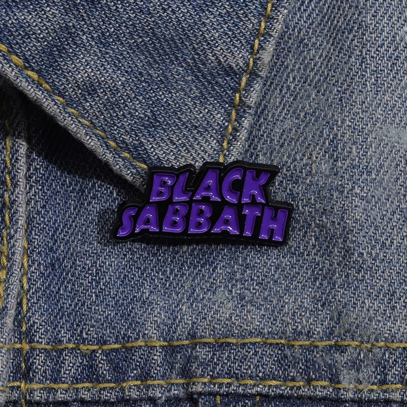 Đen Ghim Cài Áo Bằng Kim Loại Phong Cách punk Anh Quốc Cho Bạn Bè