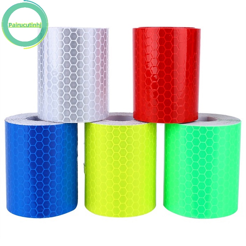 Cuộn Băng Keo Phản Quang 1m * 5cm Cảnh Báo An Toàn Cho Xe Hơi / Xe Tải
