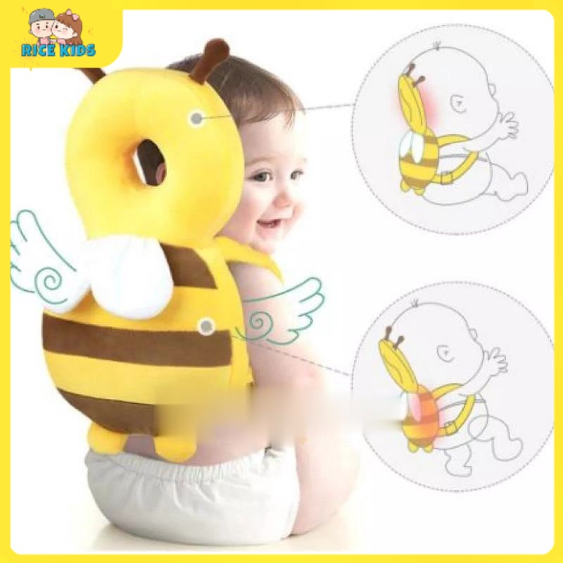 Gối tập đi đỡ đầu, bảo vệ đầu lưng cho bé tập bò, tập đi