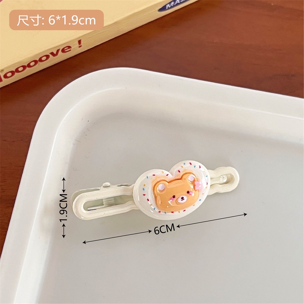 Dễ Thương Kẹp Tóc Hình Ngôi Sao / Mặt Trăng / Thỏ Màu Vàng Xinh Xắn Cho Nữ