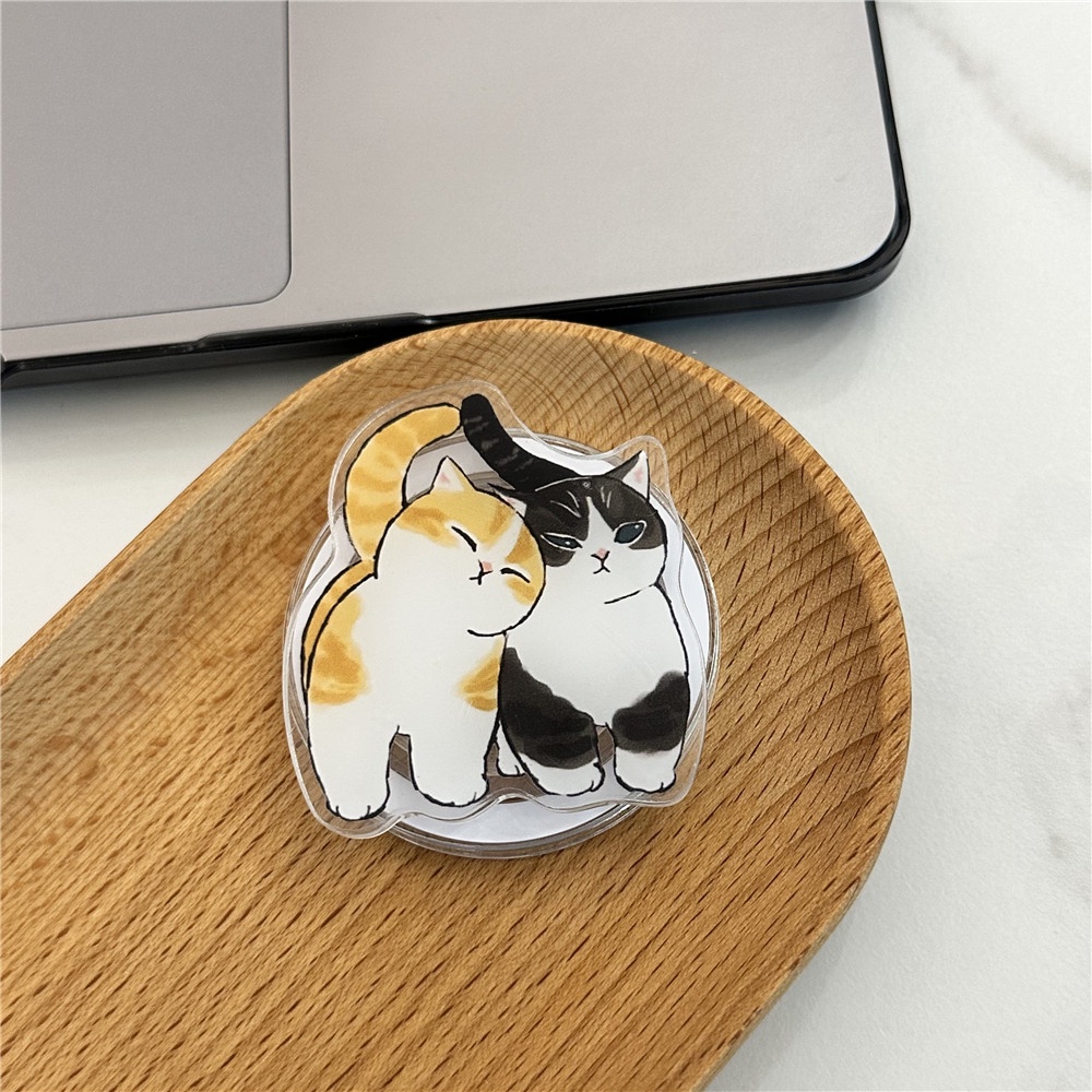 Dễ Thương Giá Đỡ Điện Thoại Có Nam Châm Hình Mèo kitty Đáng Yêu