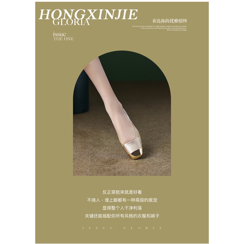 HONGXINJIE  dép sandal nữ đế cao giày cao gót nữ đi chơi giày sandal Đế chống sốc Linh hoạt Thời trang Năng động FBL23903C739Z230927