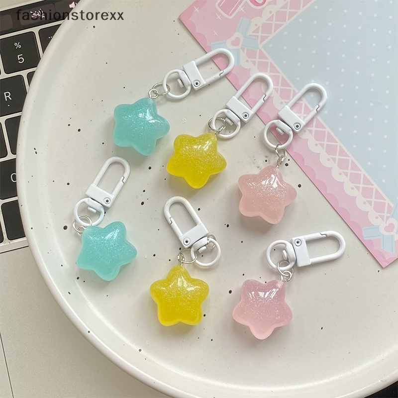 Móc Khóa Hình Ngôi Sao Dạ Quang Dễ Thương Cho Cặp Đôi