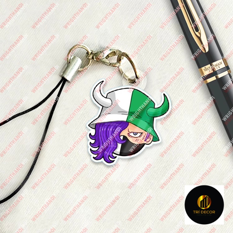 Móc treo điện thoại, dây đeo điện thoại, One piece manga anime Luffy Chopper chibi cute trang trí điện thoại