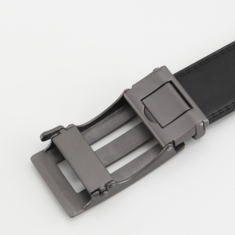 Thắt Lưng Da Có Khóa Tự Động 3.5cm 110-130cm Thời Trang Cho Nam