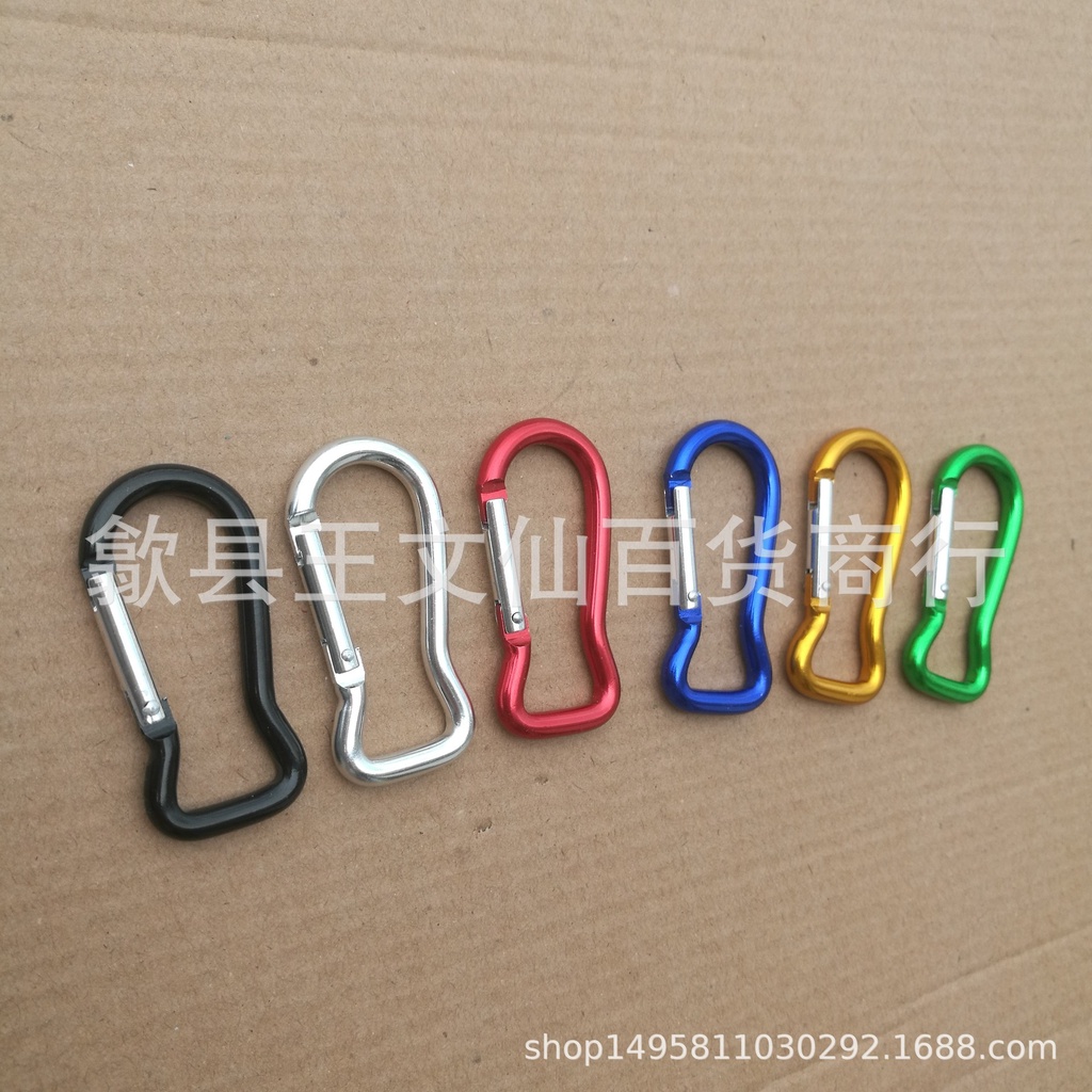 Khóa Leo Núi Hợp Kim Nhôm Hình Cá Siêu Cứng - Hình Đuôi Cá -Leo Núi Khóa Leo Núi Đa Chức Năng