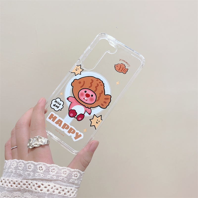 Bao Da Điện Thoại Họa Tiết Hoạt Hình Cho samsung s23 ultra s23 + galaxy s23 s22 ultra s22 + s22 Ốp