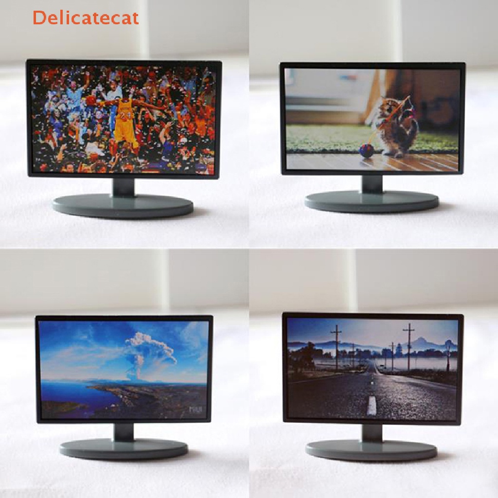 Mô Hình TV Phòng Khách Mini Tỉ Lệ 1: 12 Trang Trí Nhà Búp Bê