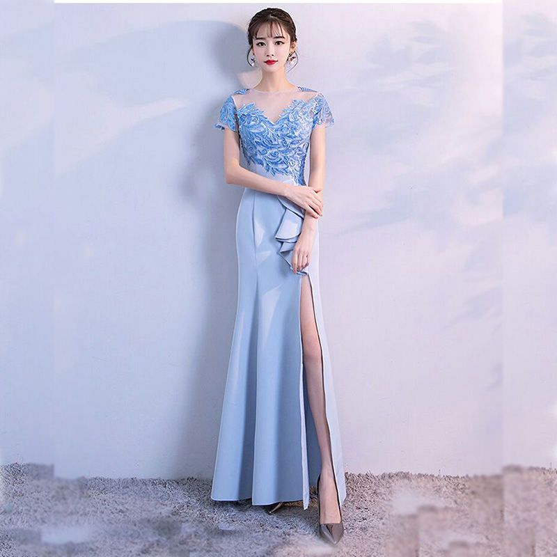 Đầm Dự Tiệc Dáng Dài Thiết Kế Mới Cao Cấp Thời Trang