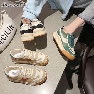 Gudetu❤giày thể thao nữ cột dây thời trang mới