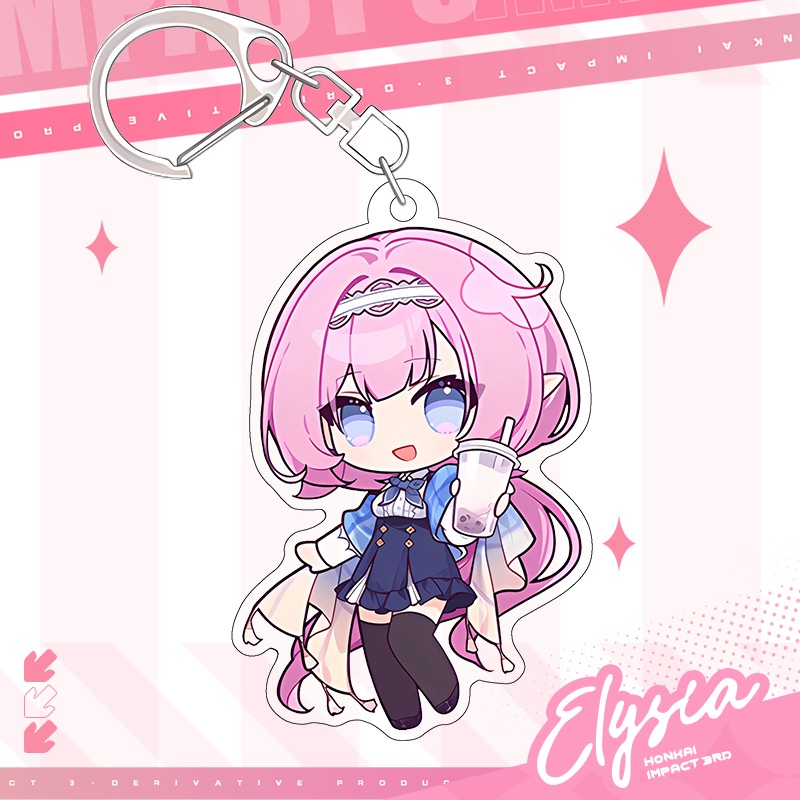 Honkai Iqpact 3rd x coco Đồ Chơi Mô Hình Nhân Vật anime elysia kiana kaslana