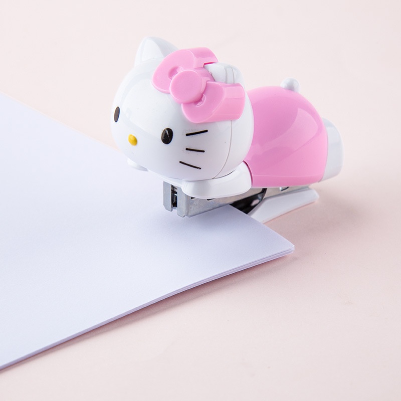 ⚡VẬN CHUYỂN NHANH CHÓNG⚡⚡ Bộ Kim Bấm Mini Sanrio Anime Máy Dập Ghim Hello Kitty Xartoon Staples Văn Phòng Di động Trường Học Đồ Dùng đóng Sách Quà Tặng Cho Học Sinh