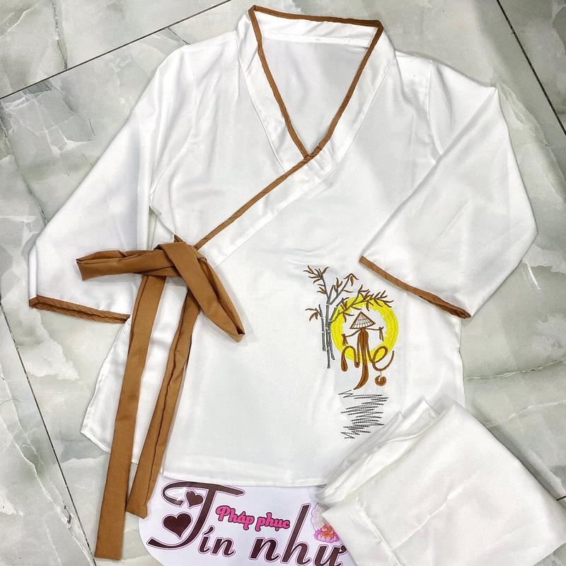 Pháp Phục Thêu Chữ Mẹ Phối Dây siêu xịn