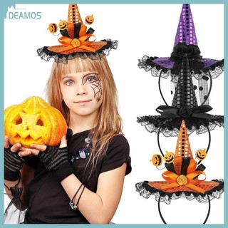Băng Đô Mũ Phù Thủy Hóa Trang halloween