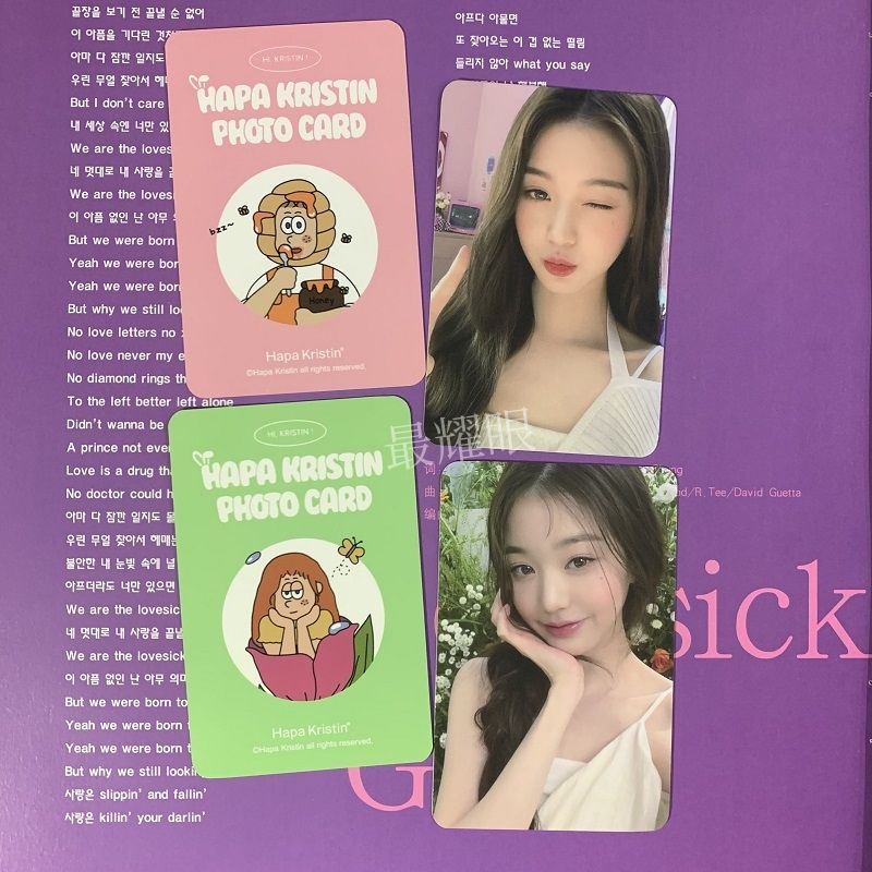 Thẻ Lomo Card Off Des Ive  Wonyoung Rei official Trò Chơi Giải Tríive Zhanng yuanying Haristin Phong Cách Mới