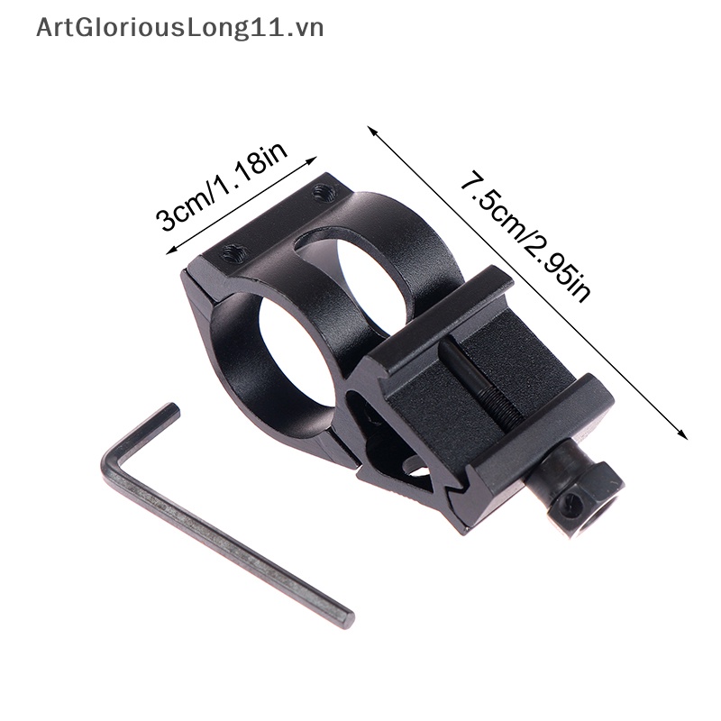 1 Cặp Giá Đỡ Đèn Pin artgloriouslong 25.4mm 20mm Đường Kính 45 Độ