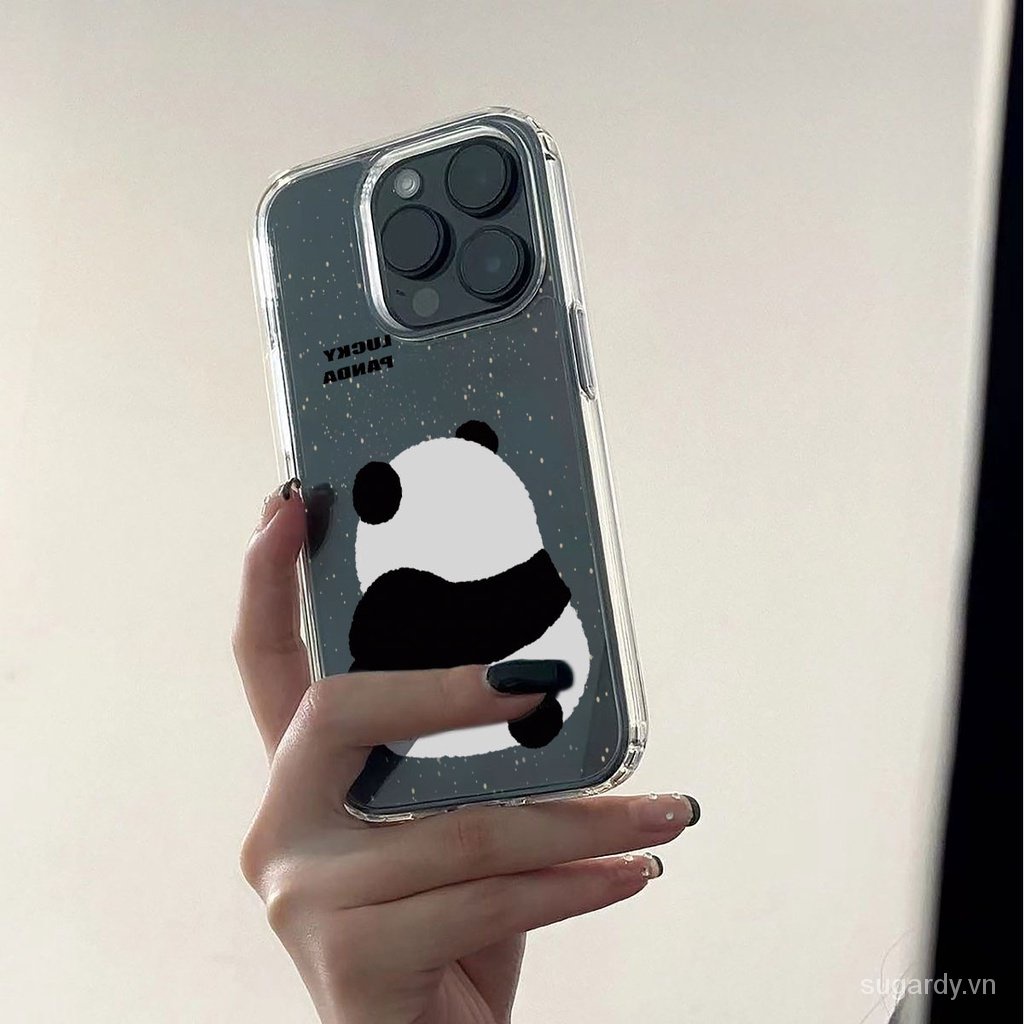 Ốp Điện Thoại Chống Sốc Hình Gấu Trúc Cho iphone 15pro 15promax 14promax 13promax 11promax 15 14 13 12 11 pro max xr x xsmax 7 8 plus