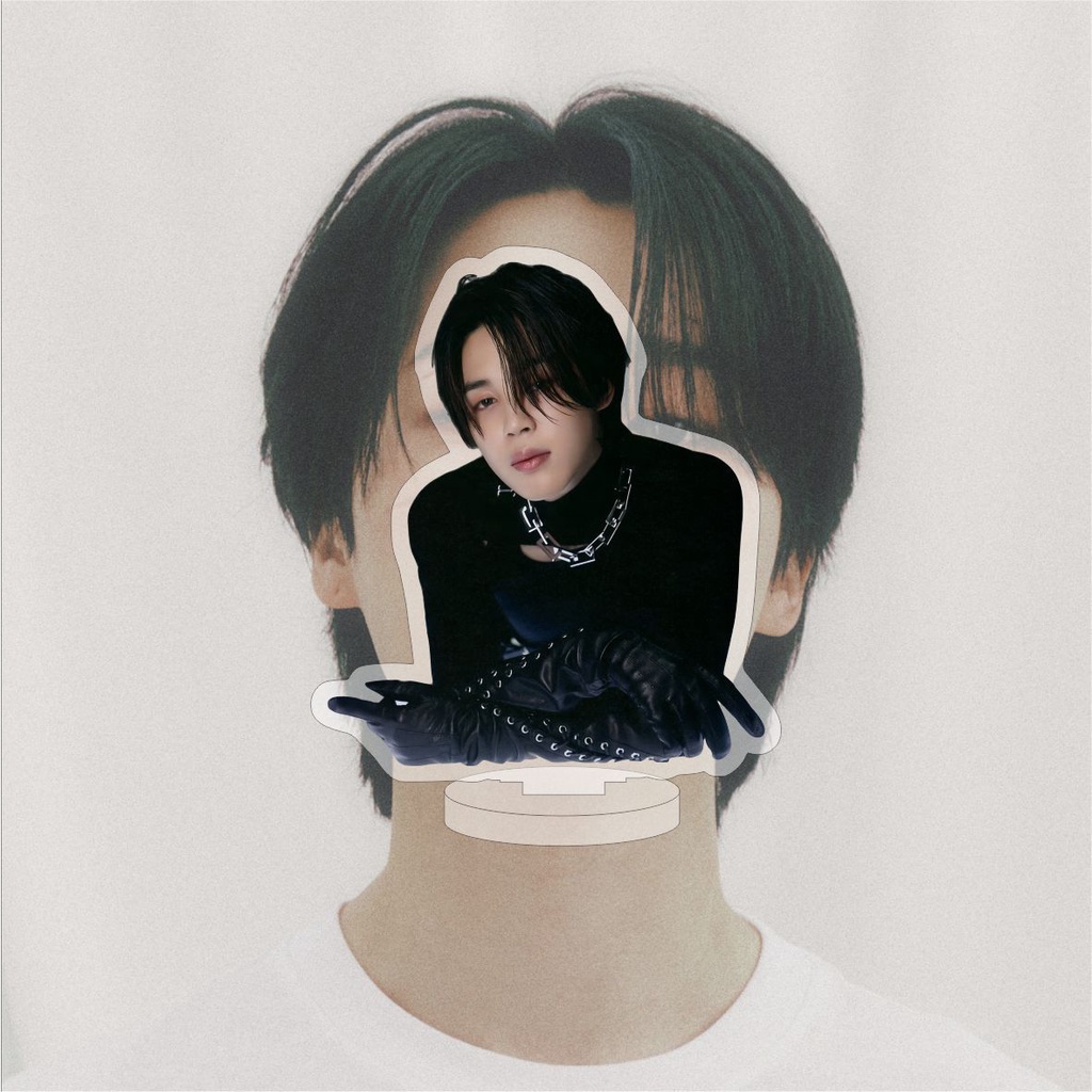 Album Ảnh bts 2023 jimin Hai Mặt Trang Trí Bàn Làm Việc
