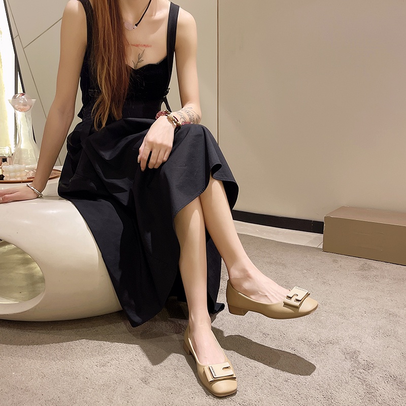 Giày Lười Đế Bằng Thời Trang Cho Nữ Size 35 36 37 38 39 40