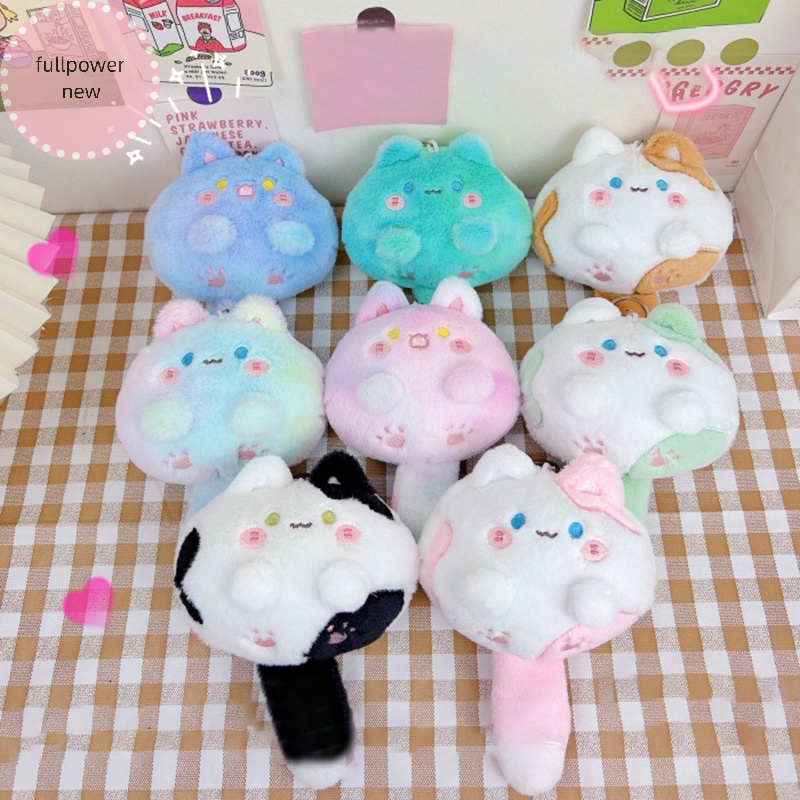 Fullpowernew Móc Khóa Hình Mèo Nhồi Bông Nhiều Màu Đáng Yêu Cho Bé vn