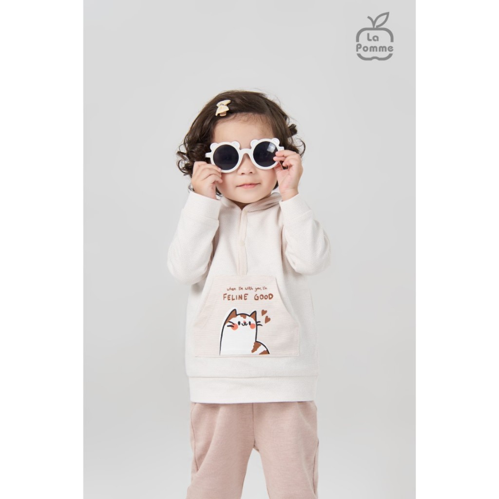 (MamanBébé chính hãng) Bộ dài tay La Pomme Hoddie Tommy