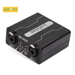 1 bộ cách ly âm thanh gx200 hai kênh 6.5 xlr chống ồn